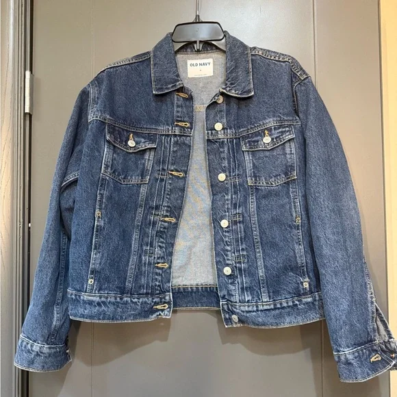 Old Navy Classic Blue Jean Jacket - Picture 1 of 2